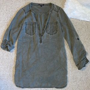 Express shirt dress